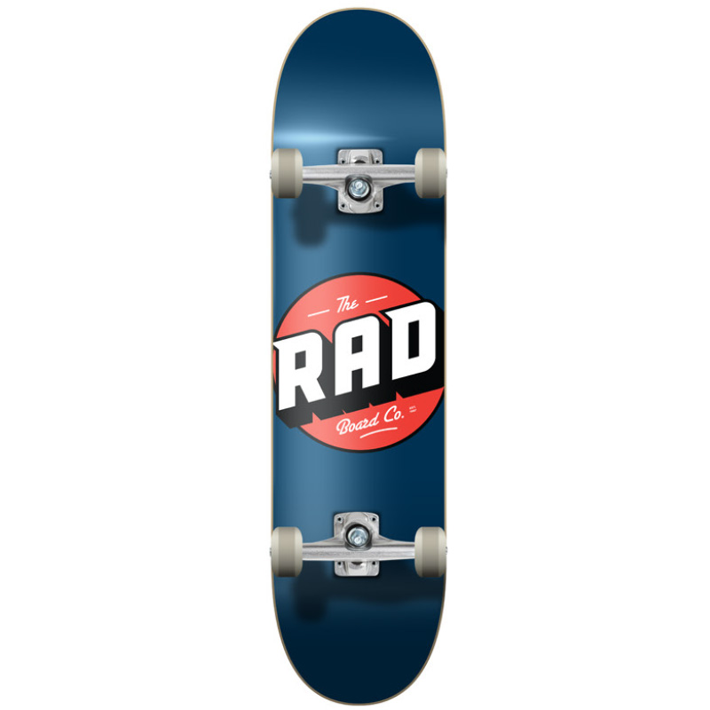 Rad Logo Classic Progressive Complete Skateboard Navy 7.75
