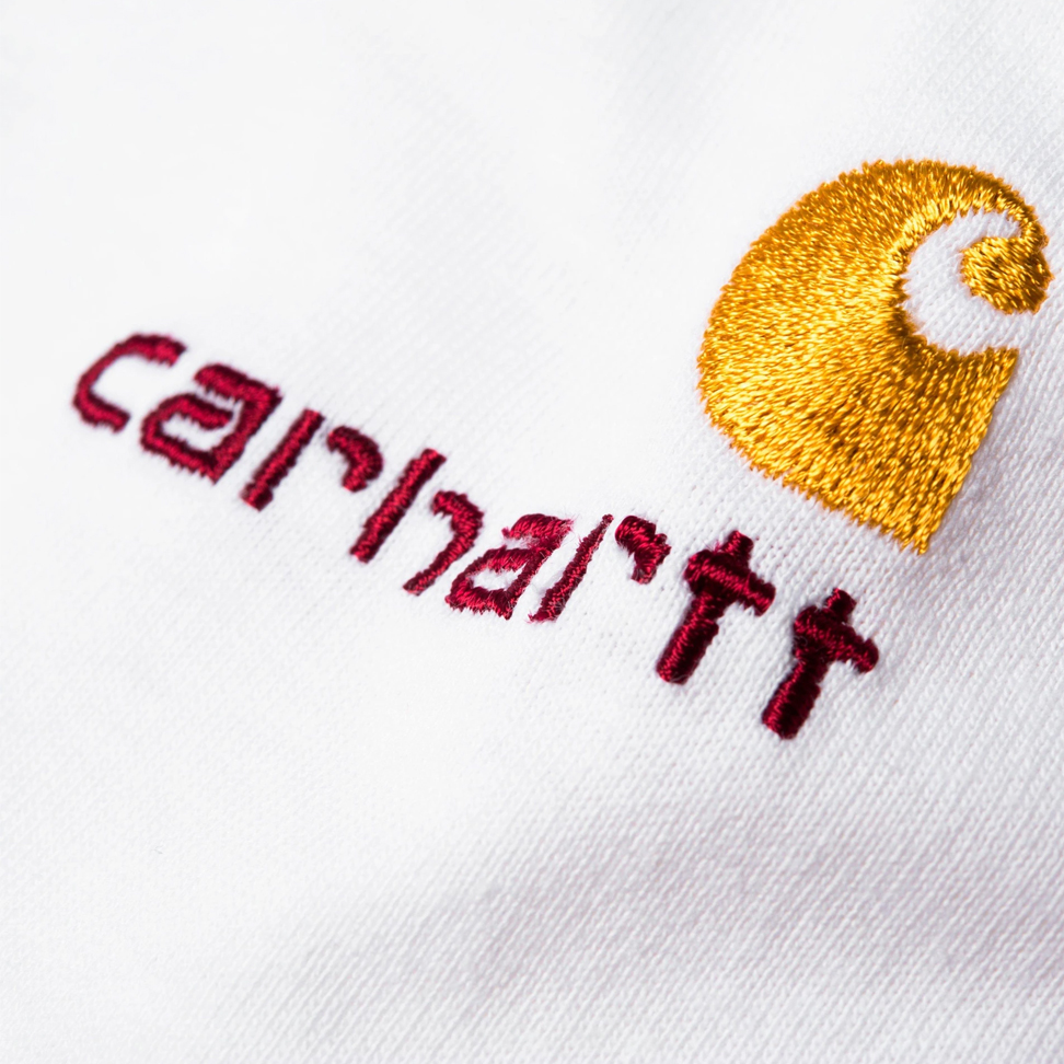 Carhartt WIP American Script Longsleeve T-Shirt White