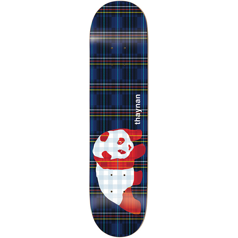 Enjoi Thaynan Plaid Panda Super Sap R7 Skateboard Deck 8.25