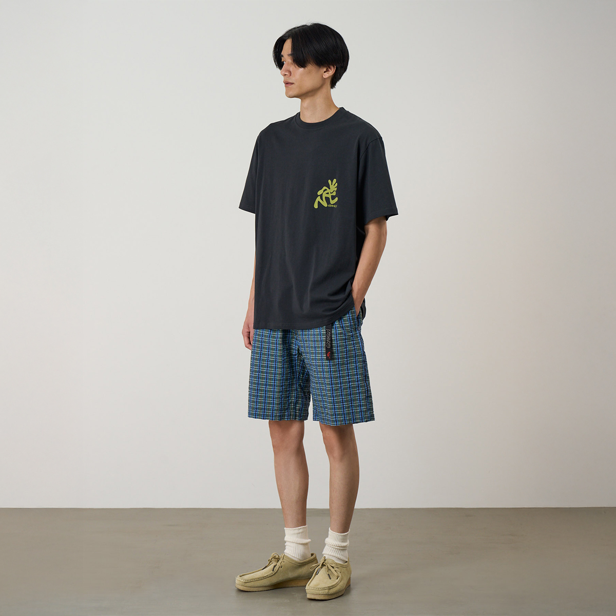 Gramicci Running Man T-Shirt Vintage Black