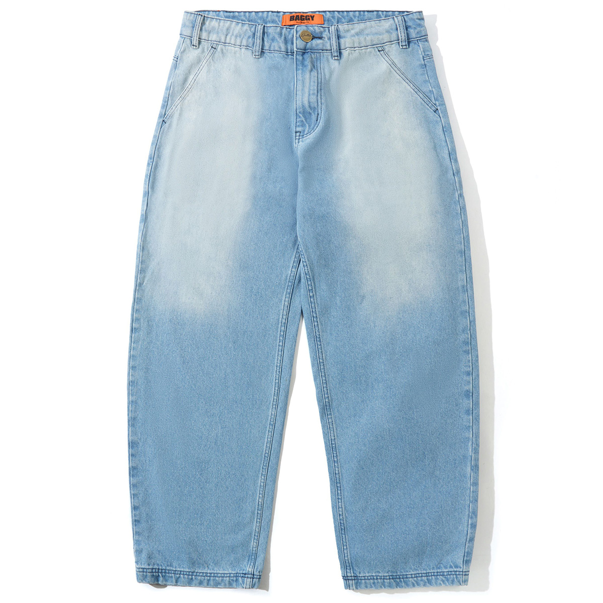 Butter Goods Scribble Denim Jeans Faded Light Blue Butter Goods Scribble Denim Jeans Faded Light Blue