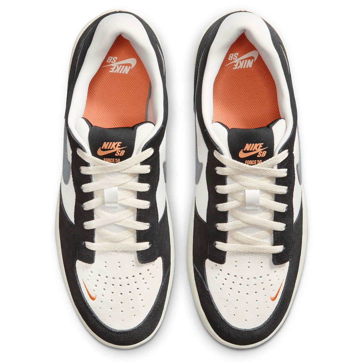 Nike SB Force 58 Black/Cool Grey-Summit White-Sail-Orange Frost