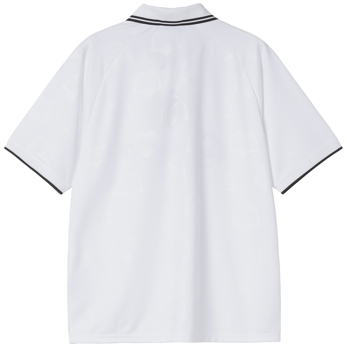 Carhartt WIP Terrace Football T-Shirt Heart Train Jacquard White 