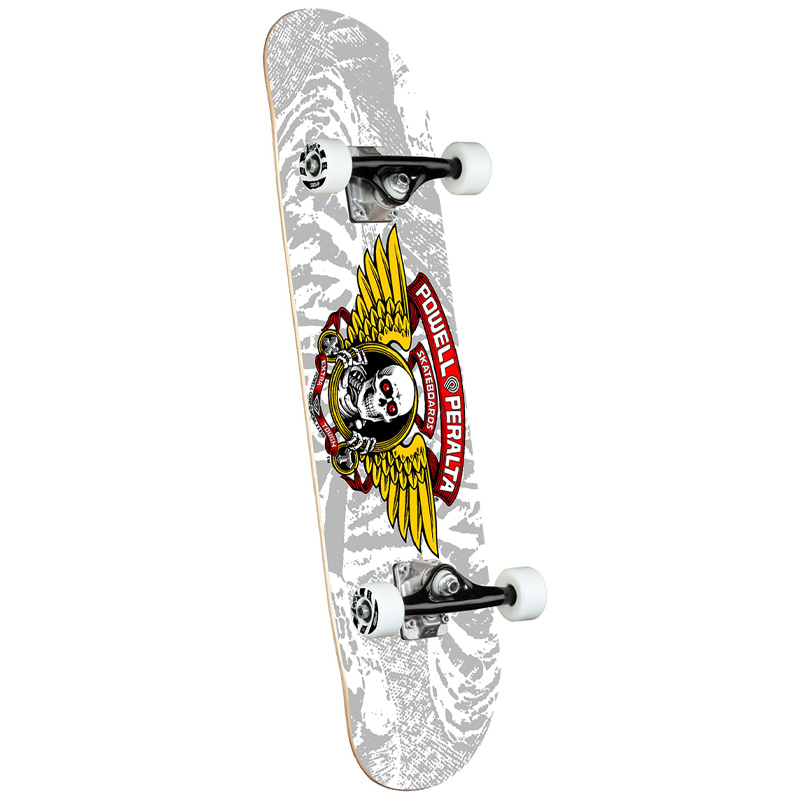 Powell Peralta Winged Ripper Complete Skateboard Shape 242 Silver 8.0 Powell Peralta Winged Ripper Complete Skateboard Shape 242 Silver 8.0