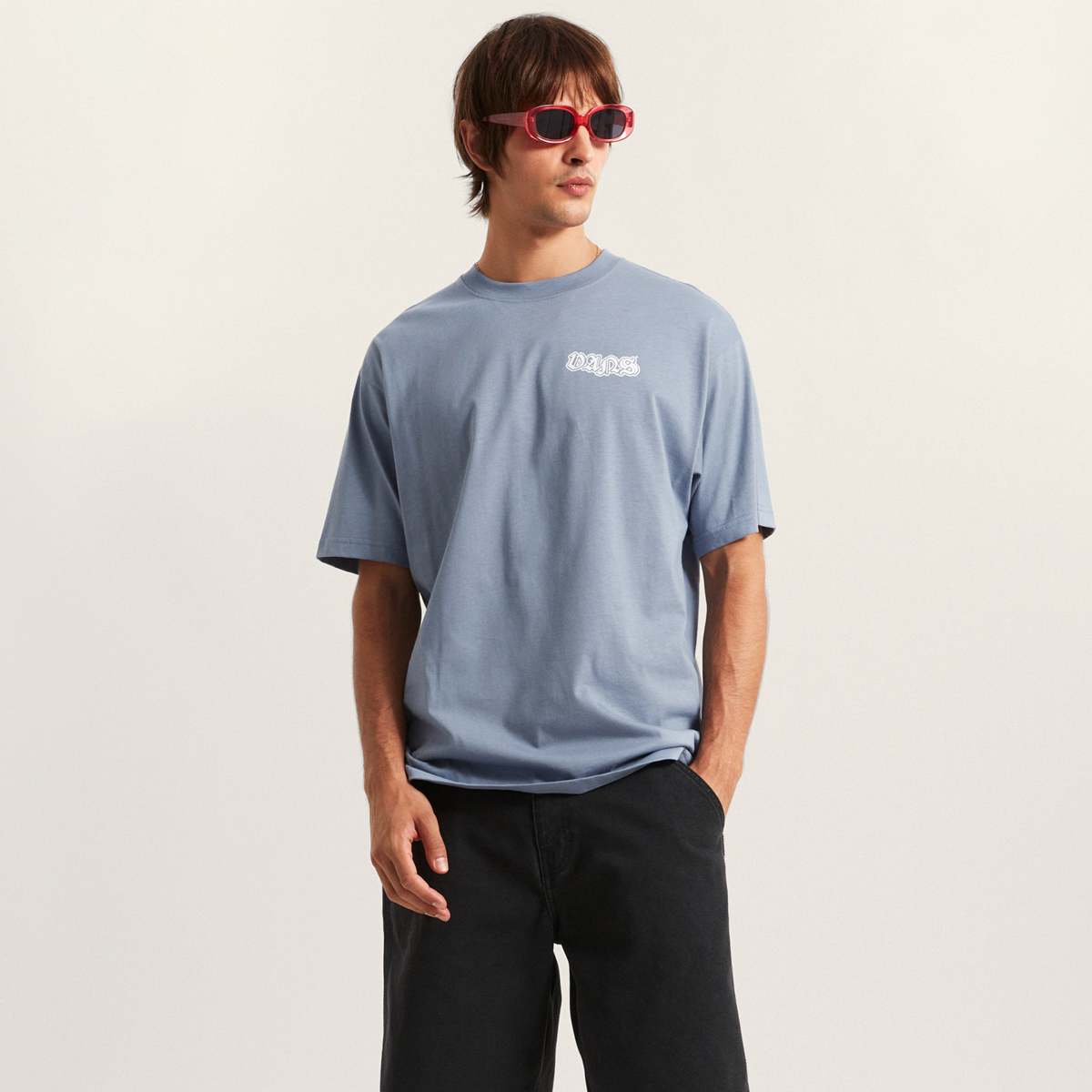 Vans Misty Eyes Loose T-Shirt Glacial Slate