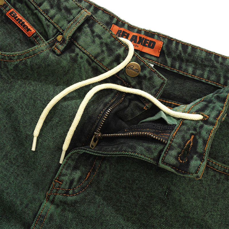 Butter Goods Caterpillar Denim Jeans Army Wash Butter Goods Caterpillar Denim Jeans Army Wash