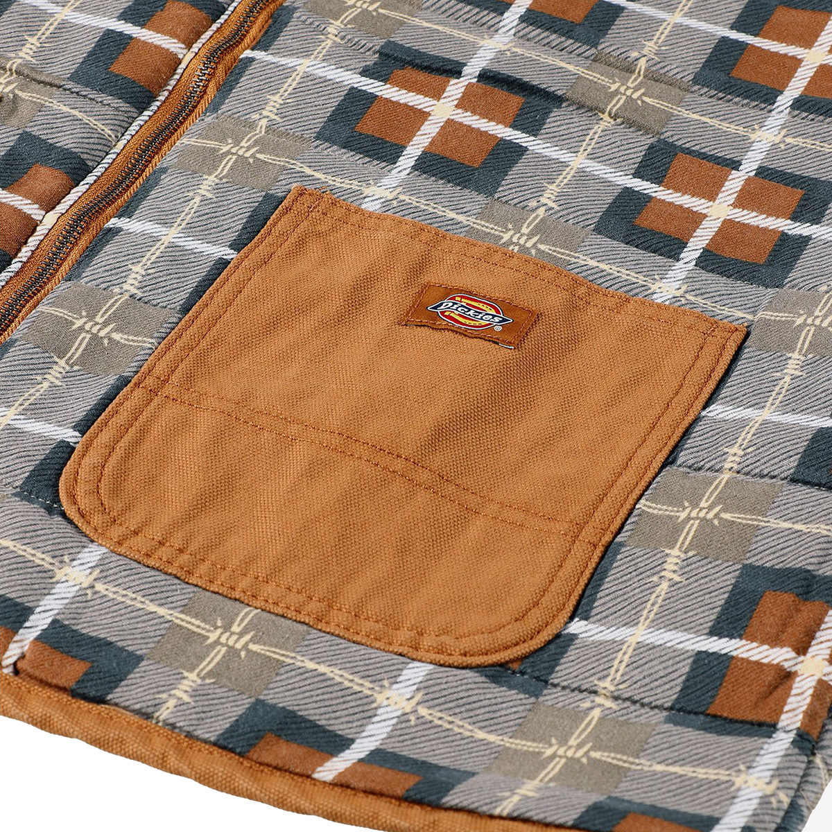 Thrasher X Dickies Vest Brown Duck