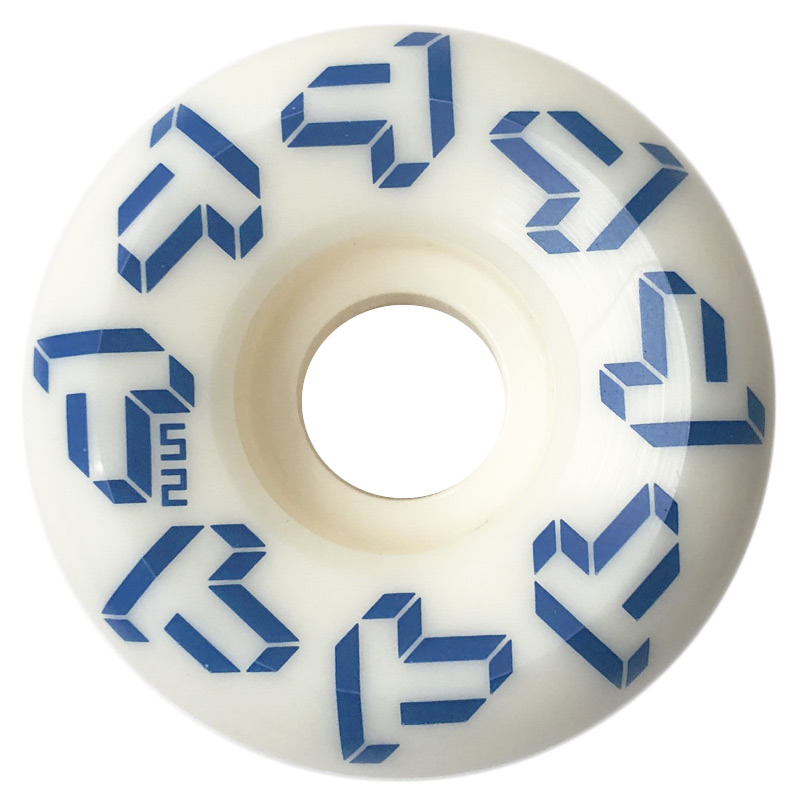 Tada Repeat T Conical Wheel White/Blue 52mm