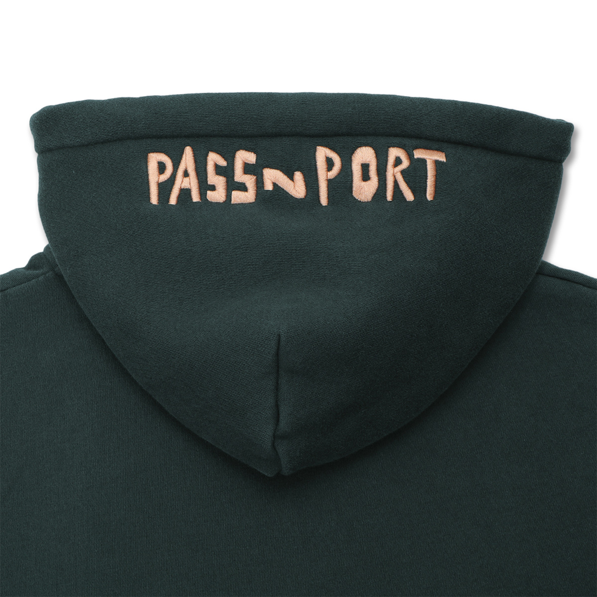 Pass Port Scissorcraft Zip Hooded Sweater Seaweed
