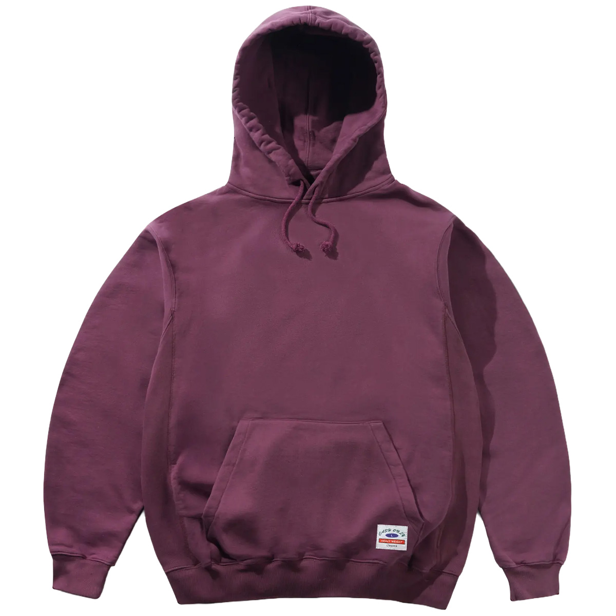 Cash Only Heavy-Weight Hooded Sweater Berry