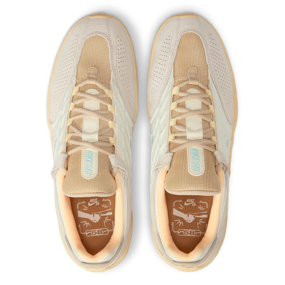 Nike SB Vertebrae Te Coconut Milk/Jade Ice/Sesame/Flt Gold