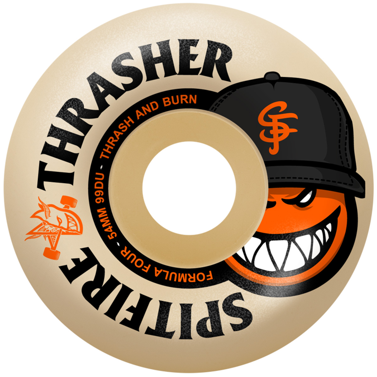 Spitfire x Thrasher Formula Four The City Radial Full Wheels 99D 54mm