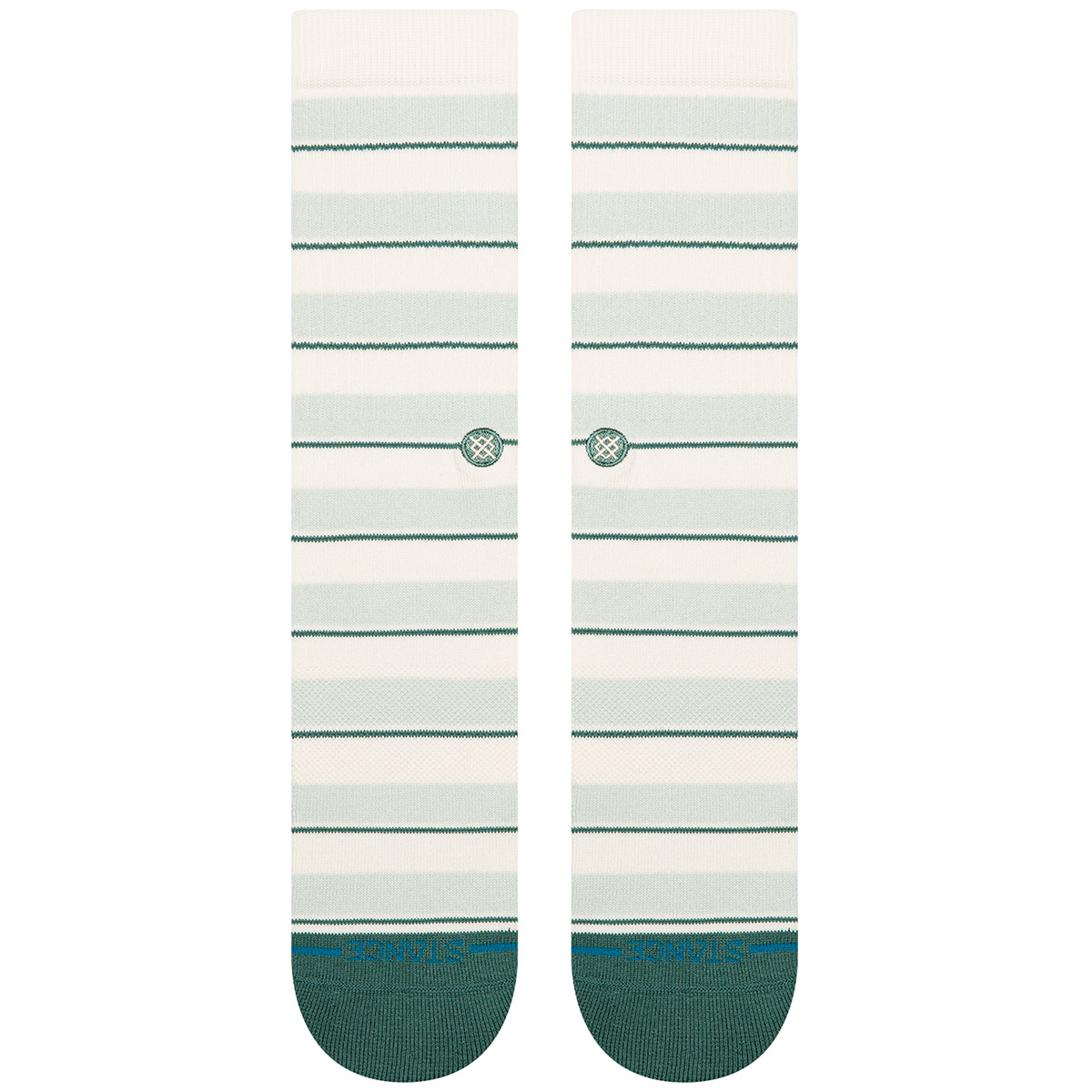 Stance Striped It Crew Socks Teal