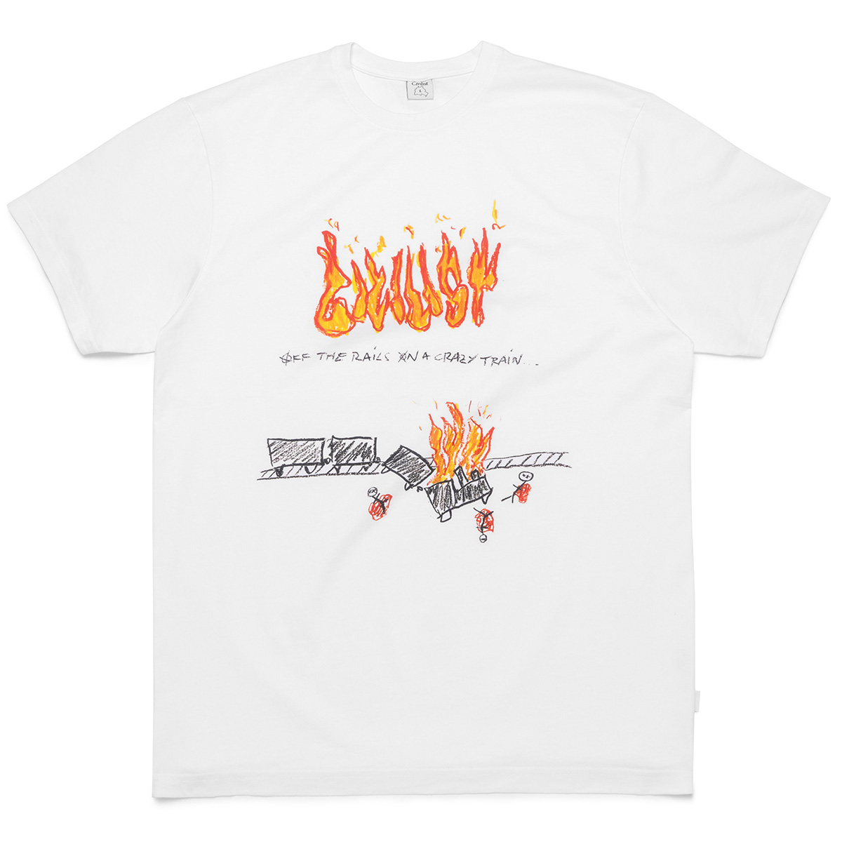 Civilist Train T-Shirt White Civilist Train T-Shirt White