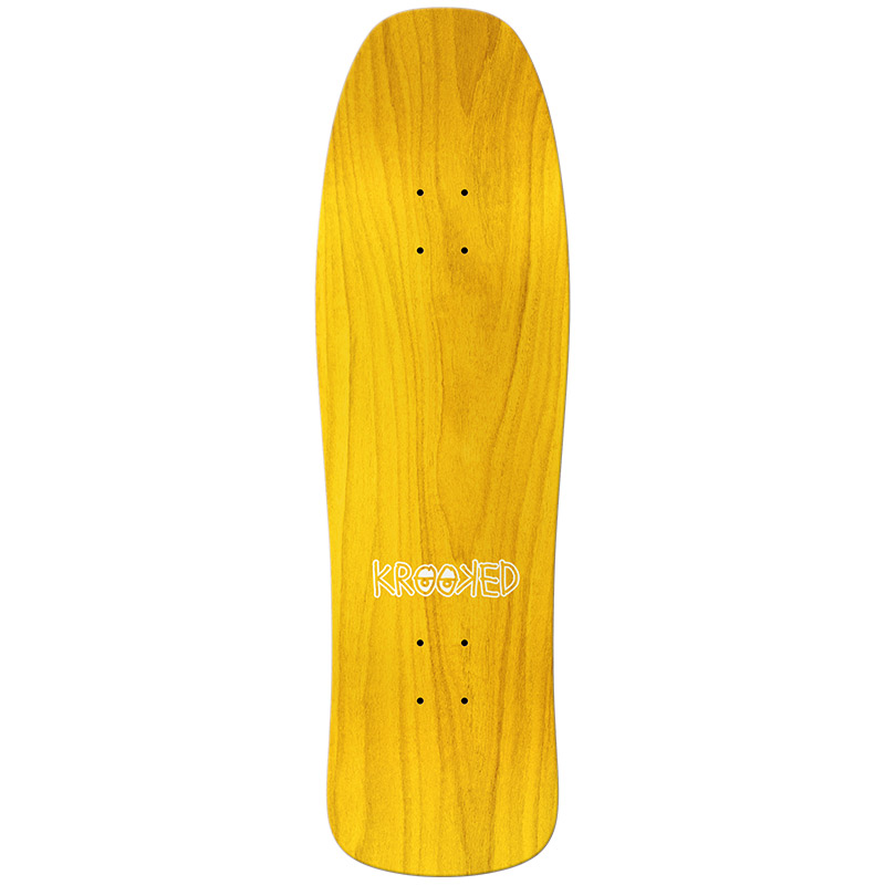 Krooked Barbee Pride Skateboard Deck Assorted Woodstain 9.5 Krooked Barbee Pride Skateboard Deck Assorted Woodstain 9.5
