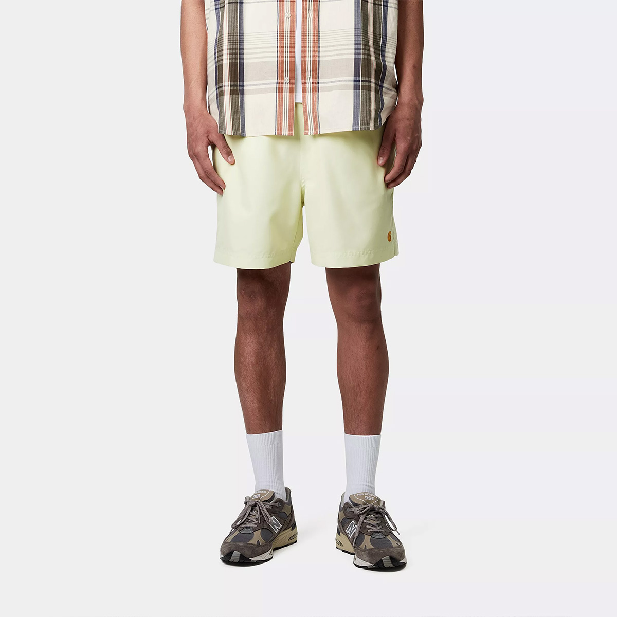 Carhartt WIP Chase Swim Trunk Air Green/Gold