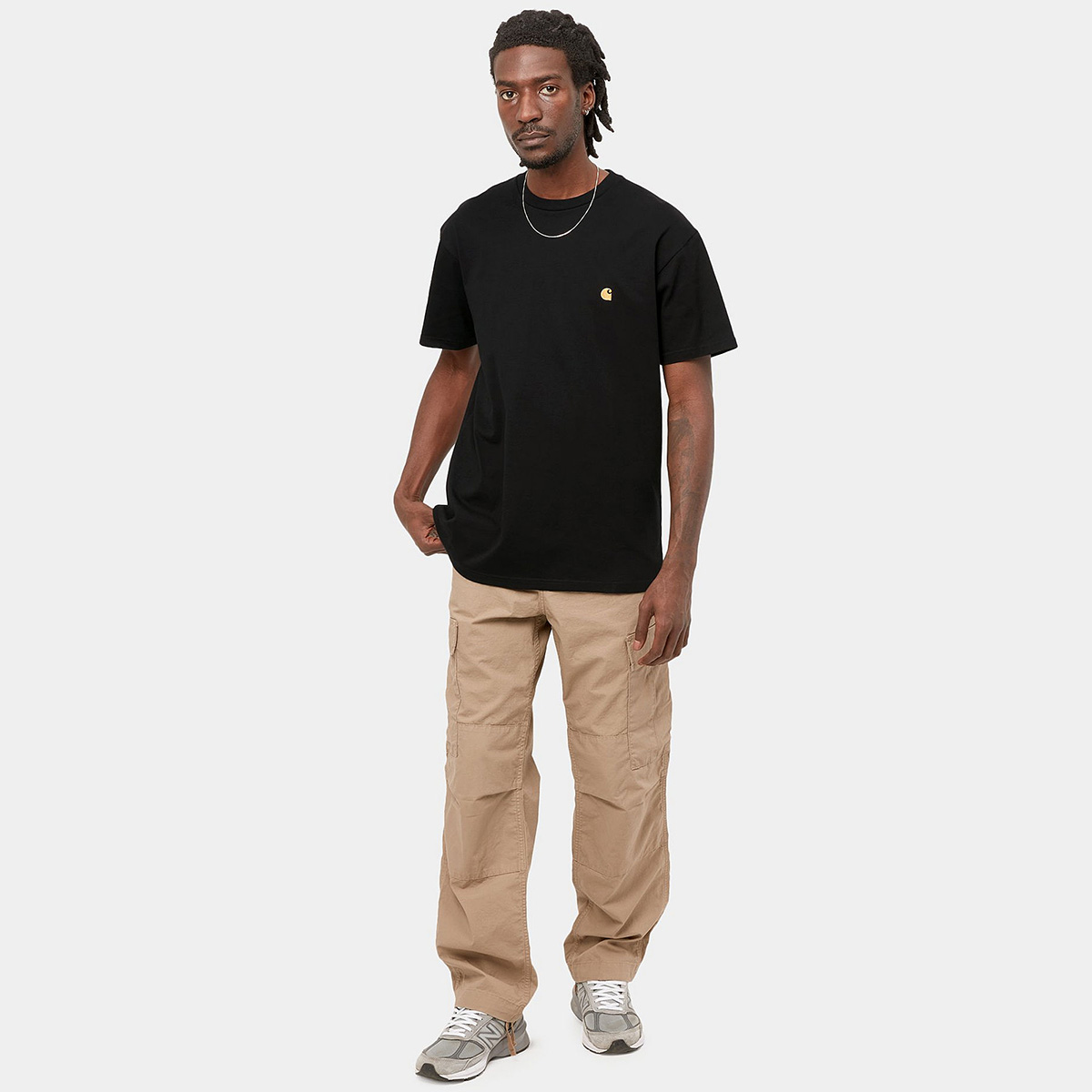 Carhartt WIP Chase T-Shirt Black/Gold