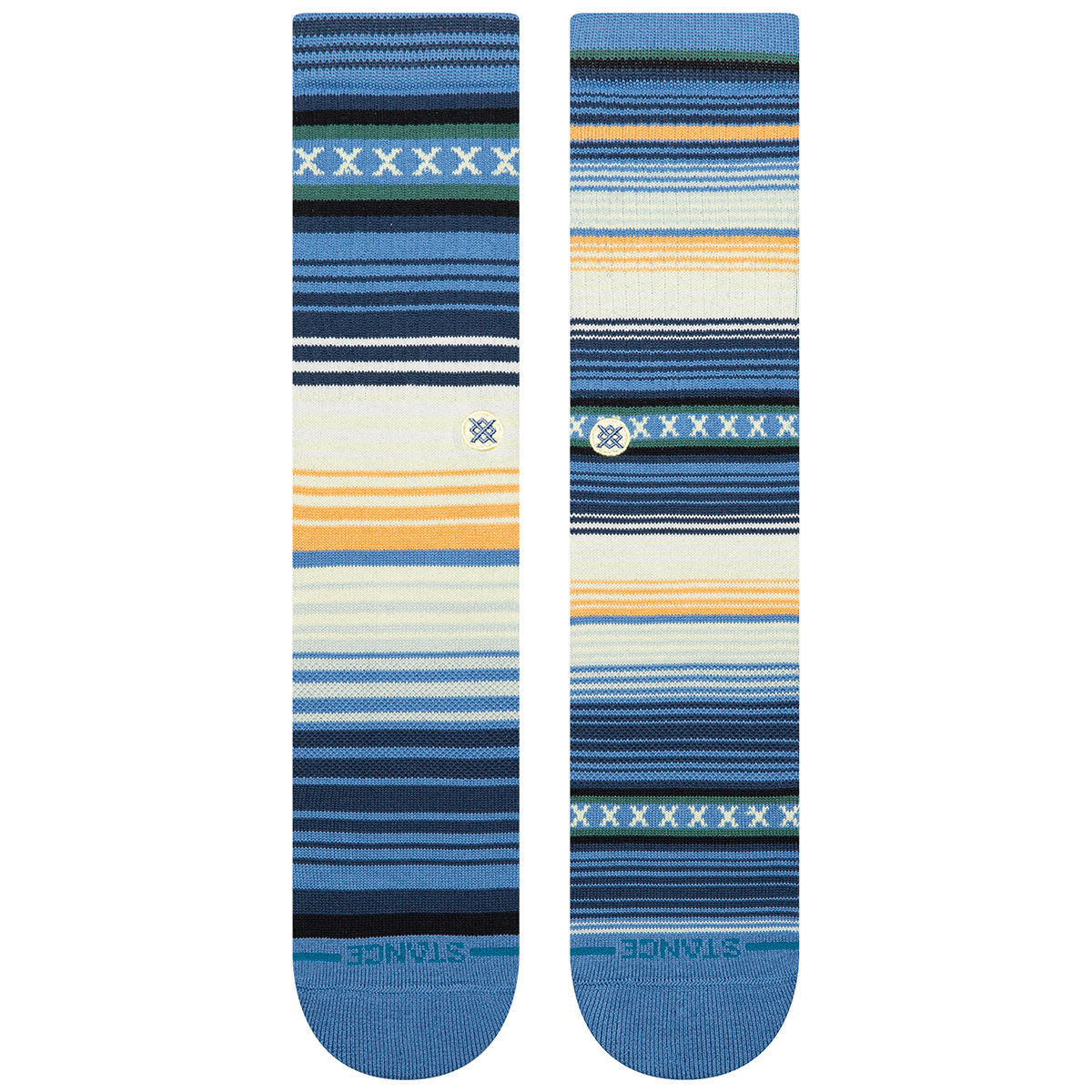 Stance Curren St Crew Socks Capri Blue