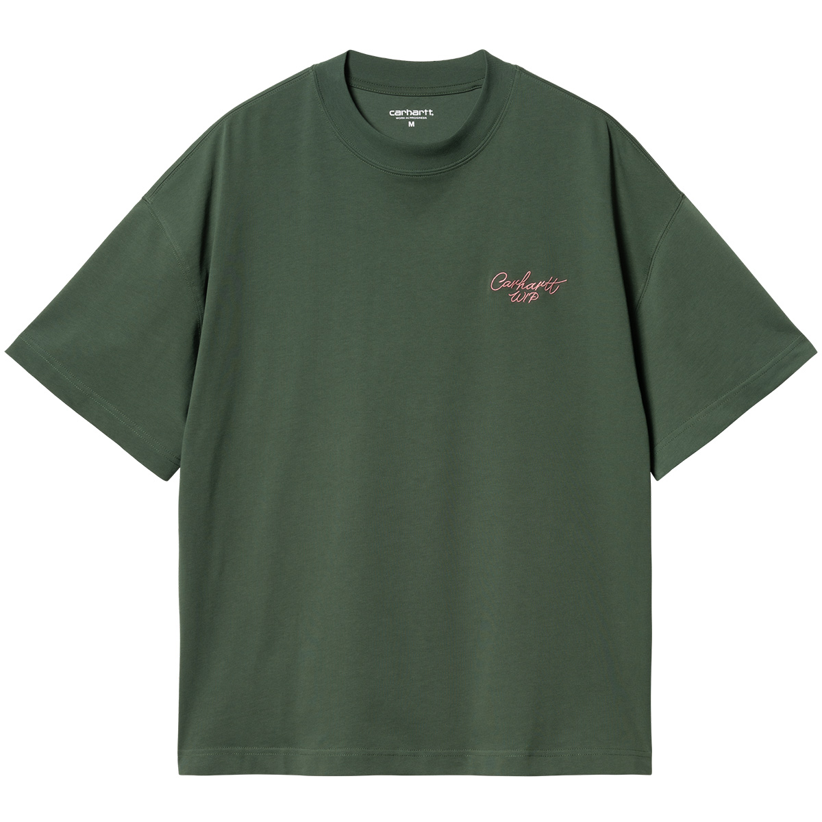 Carhartt WIP Signature Script T-Shirt Sycamore Tree/Dusty Rose Carhartt WIP Signature Script T-Shirt Sycamore Tree/Dusty Rose