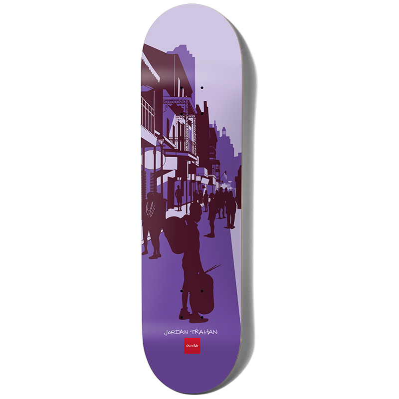 Chocolate Trahan City Series 23 Skateboard Deck Twin Tail 8.5