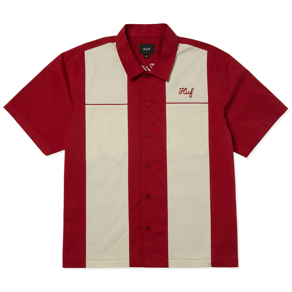 HUF Supplies & Service Shirt Cardinal HUF Supplies & Service Shirt Cardinal