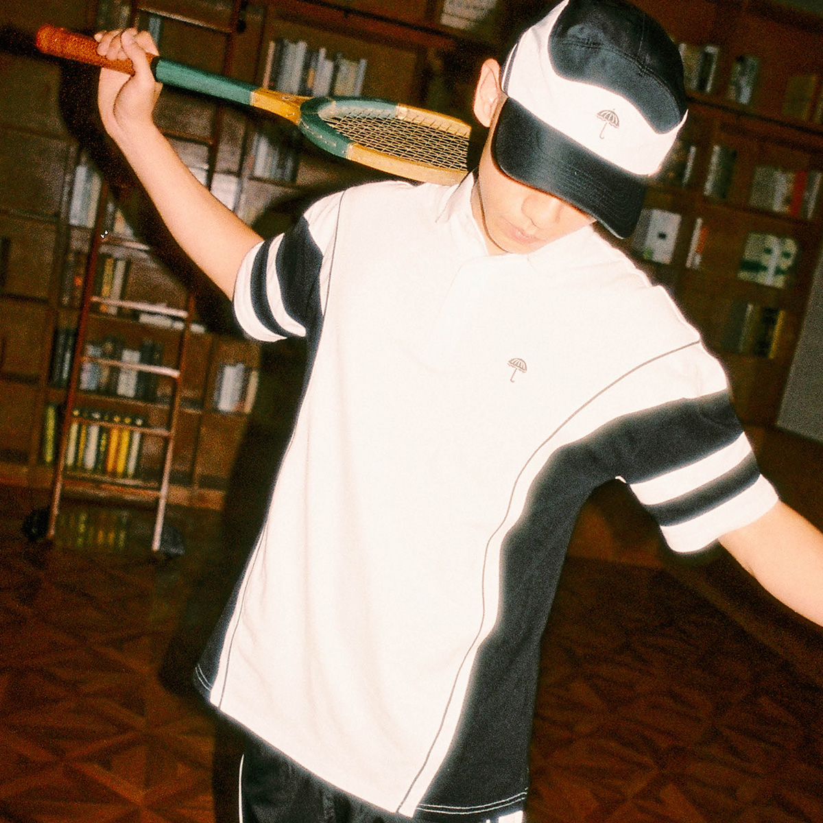 Helas Match Point Cap Black/White Helas Match Point Cap Black/White