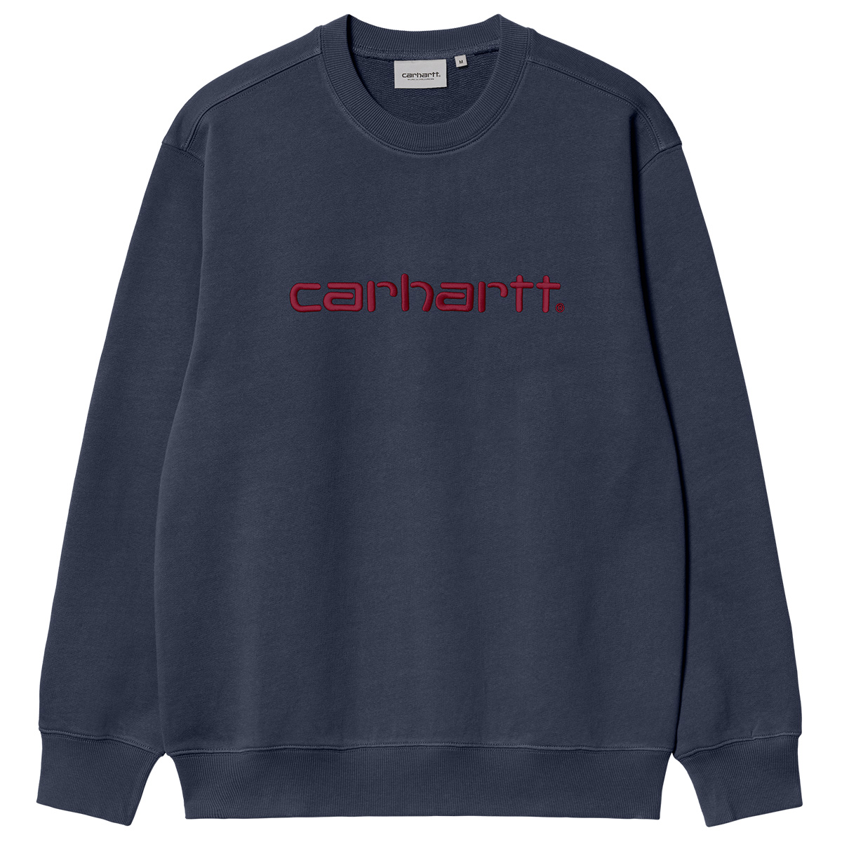 Carhartt WIP Carhartt Sweater Air Force Blue/Malbec Carhartt WIP Carhartt Sweater Air Force Blue/Malbec