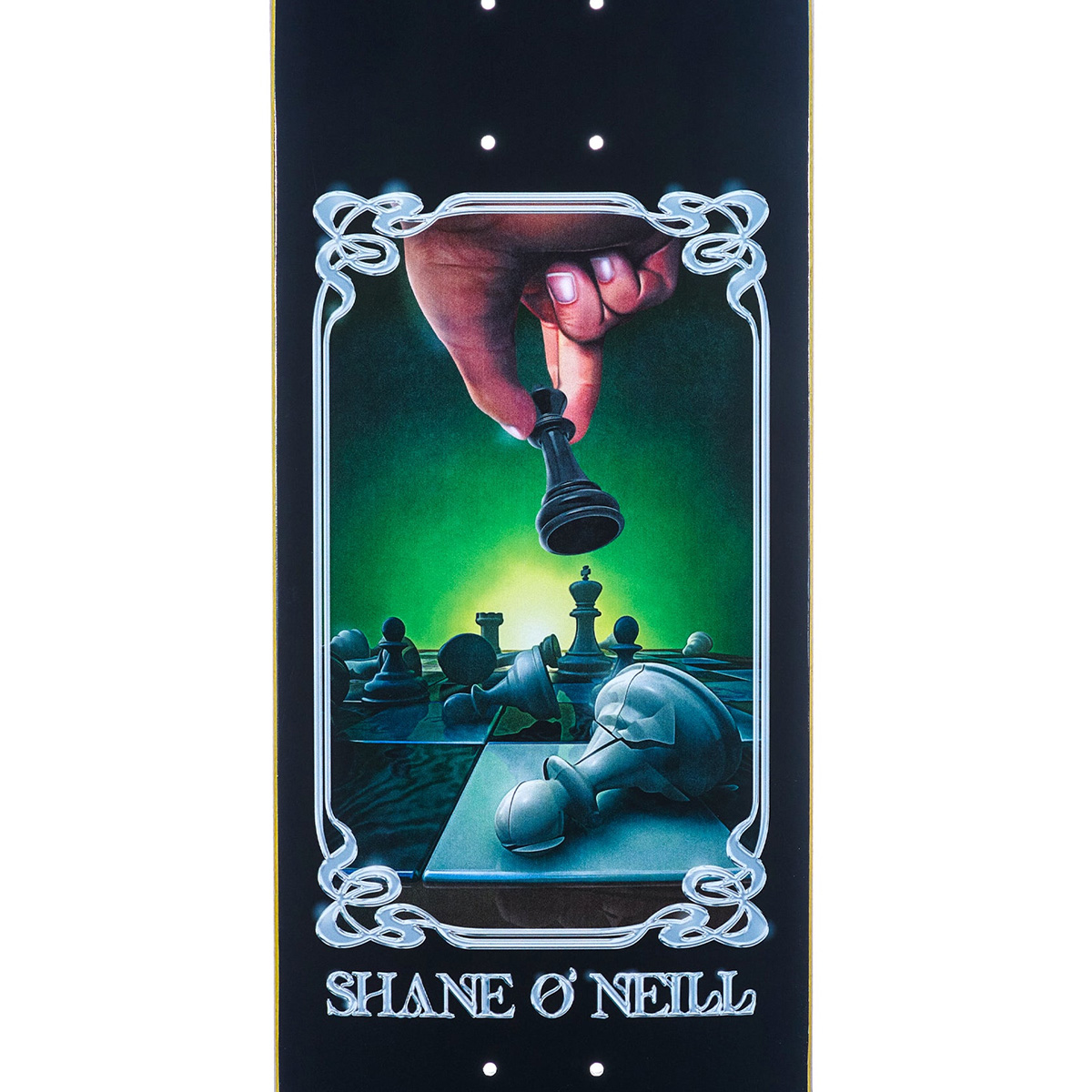 April Shane O'Neill Check Mate Skateboard Deck 8.125 April Shane O'Neill Check Mate Skateboard Deck 8.125