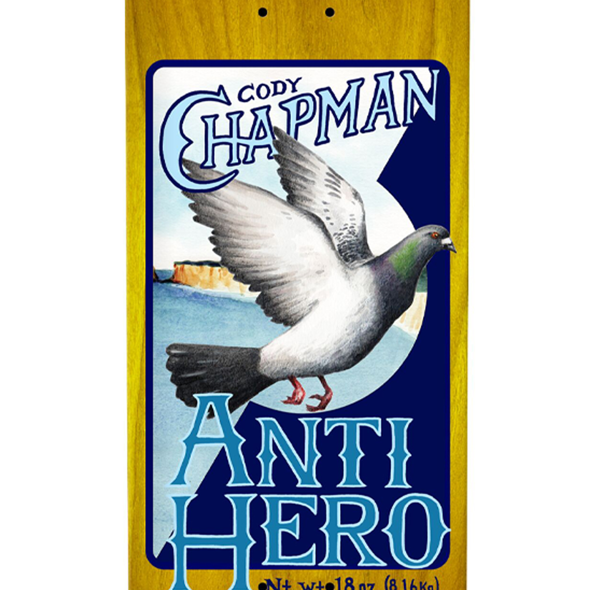 Anti Hero Chapman Homers Skateboard Deck 8.32