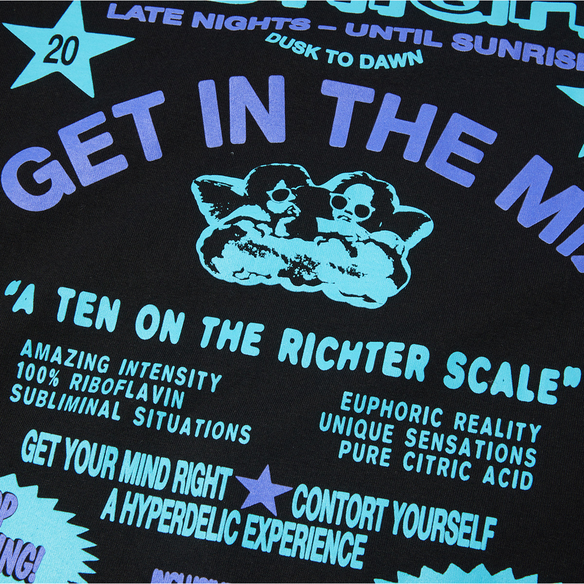 HUF After Midnight T-Shirt Black