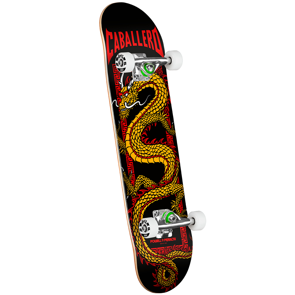 Powell Peralta Cab Chinese Dragon Complete Skateboard Black 7.75