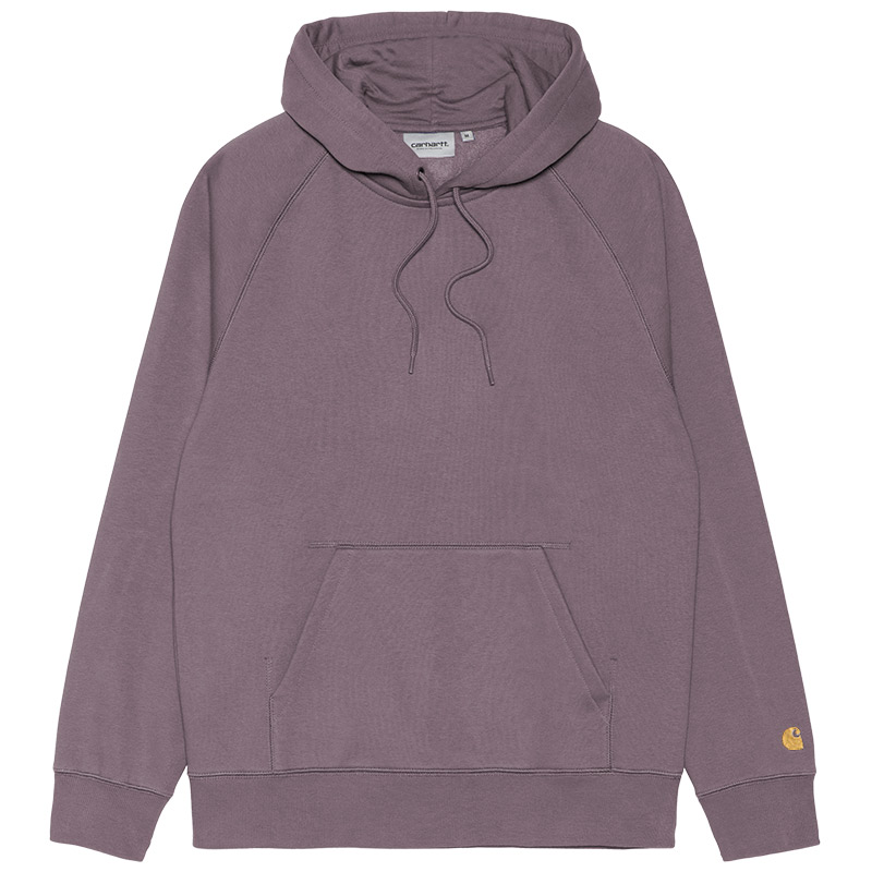Carhartt WIP Chase Hoodie Misty Thistle/Gold Carhartt WIP Chase Hoodie Misty Thistle/Gold