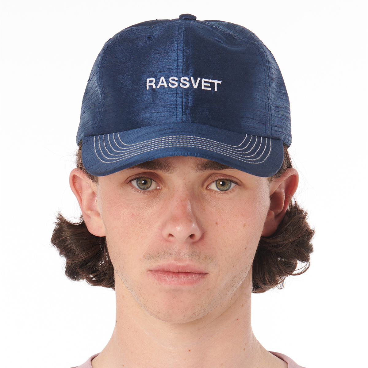 Rassvet Logo 6-Panel Woven Cap Navy
