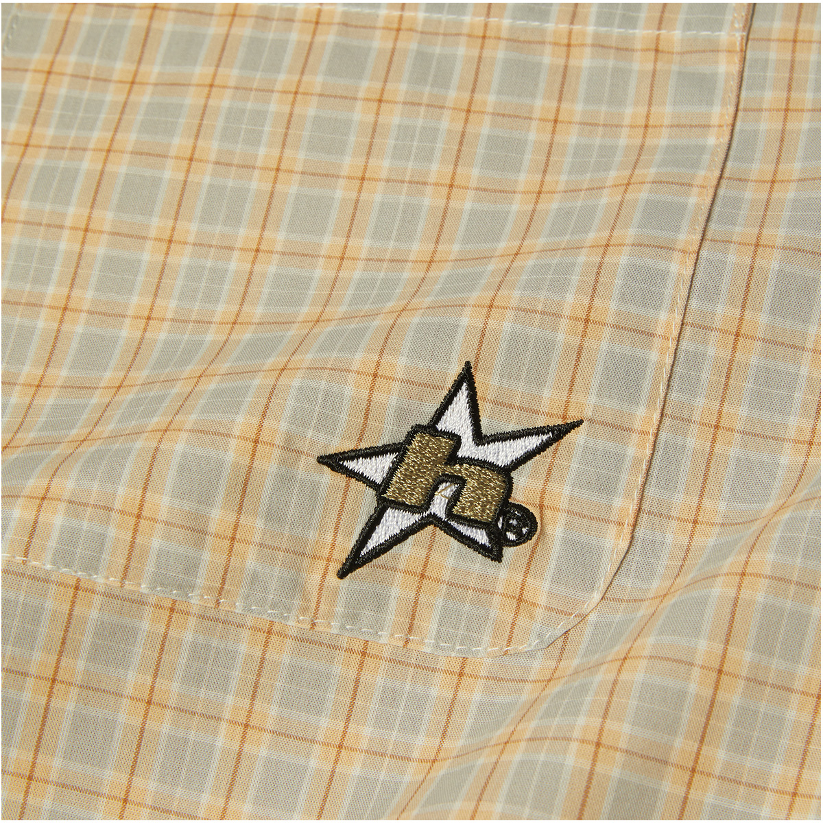 HUF H Star Plaid Shirt Putty