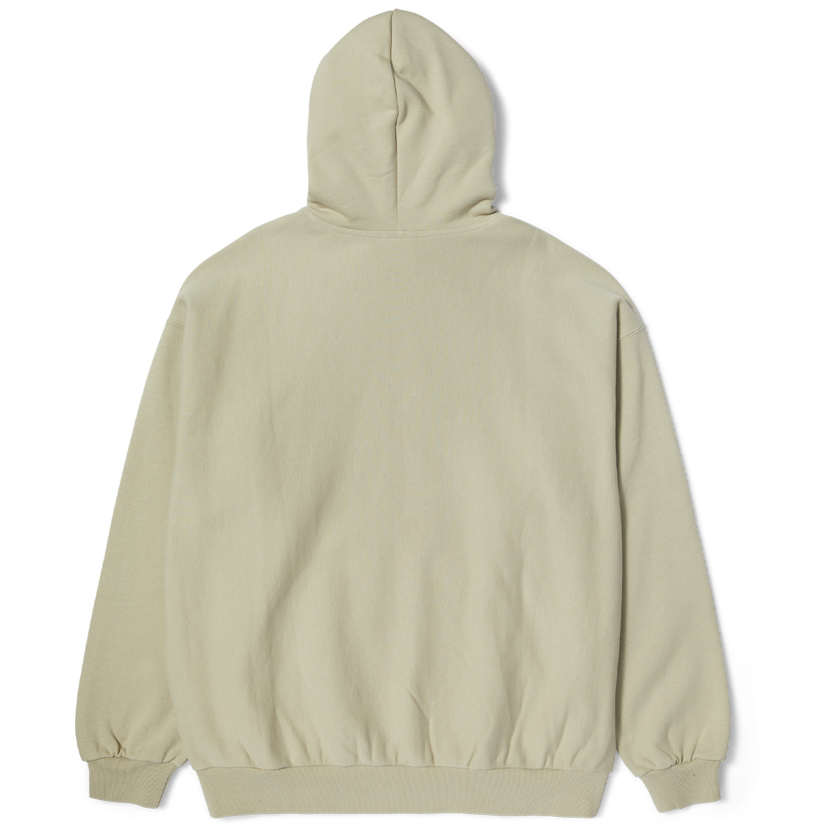 HUF Logo Applique Hooded Fleece Sweater Putty HUF Logo Applique Hooded Fleece Sweater Putty
