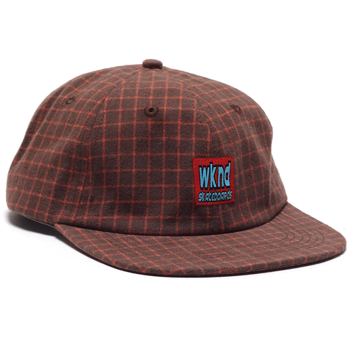 WKND RR Hat Cap Brown Check