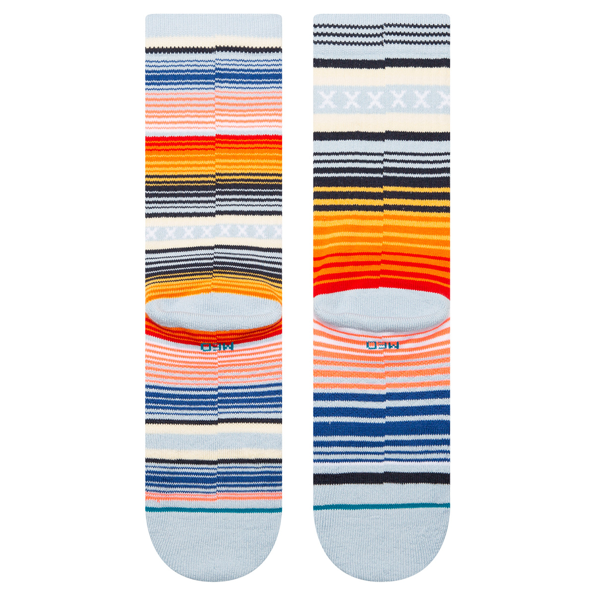 Stance Curren St Crew Socks Ice Blue Stance Curren St Crew Socks Ice Blue