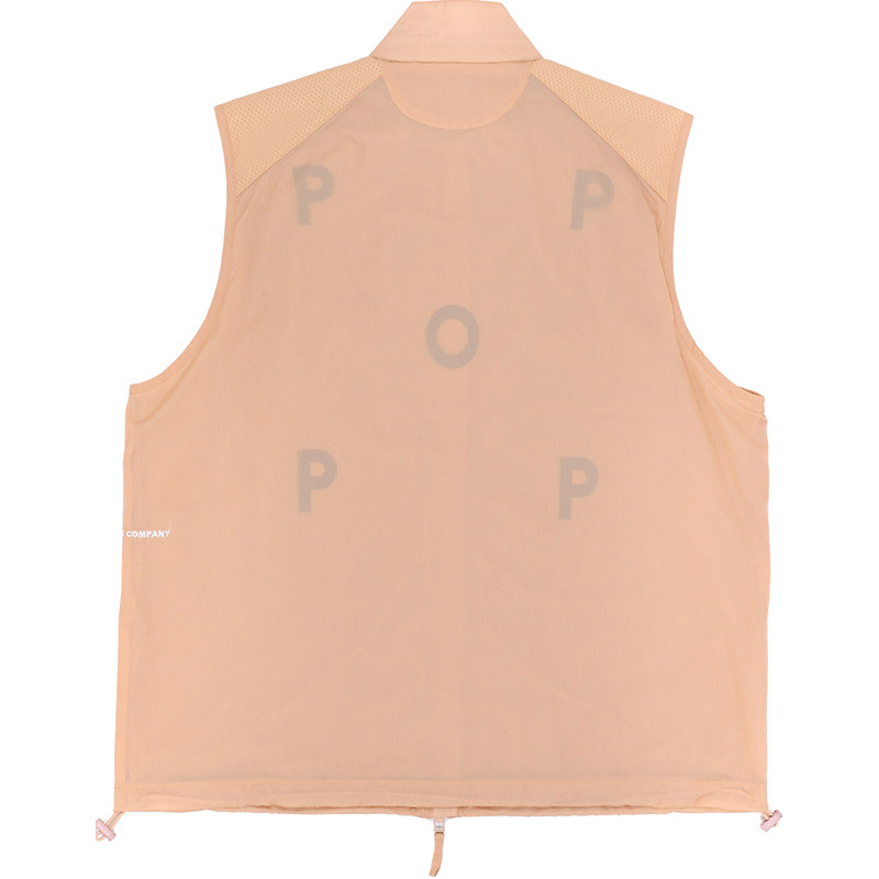 Pop Trading Company Safari Vest Sesame Pop Trading Company Safari Vest Sesame