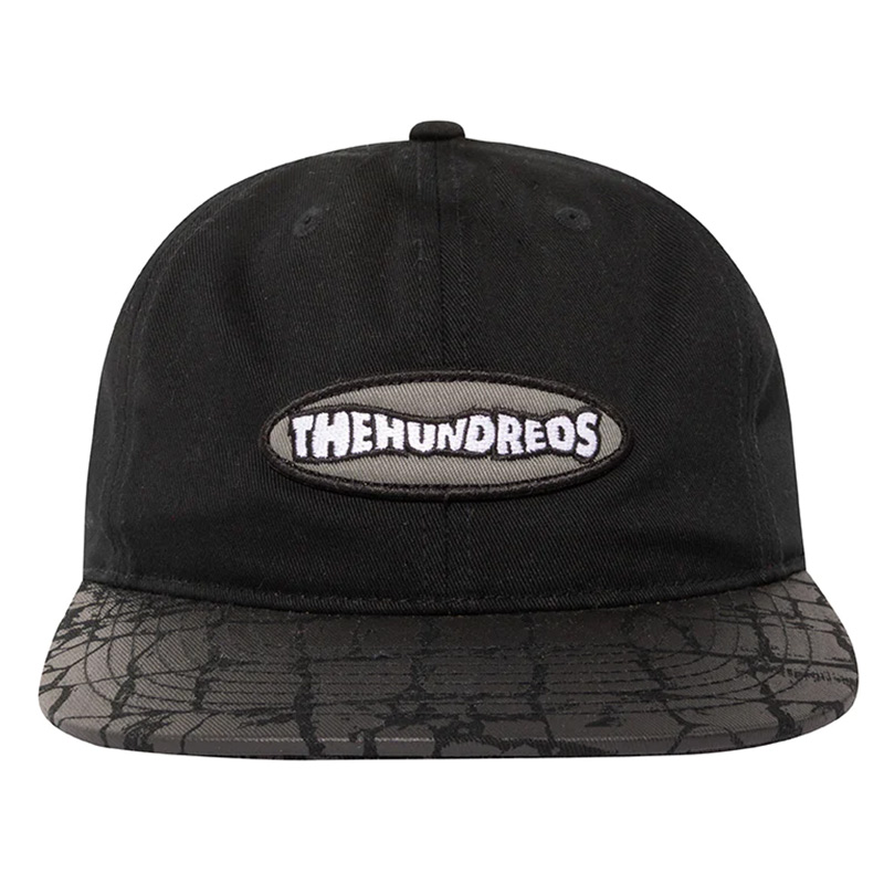 The Hundreds Croc Snapback Cap Black