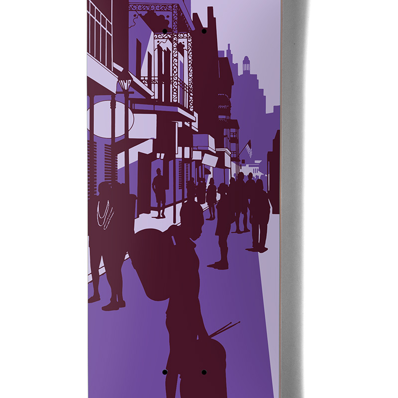 Chocolate Trahan City Series 23 Skateboard Deck Twin Tail 8.5 Chocolate Trahan City Series 23 Skateboard Deck Twin Tail 8.5