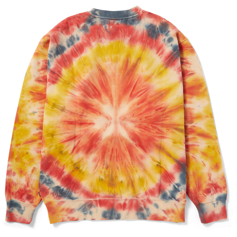 HUF Dye Guy Crewneck Sweater Orange