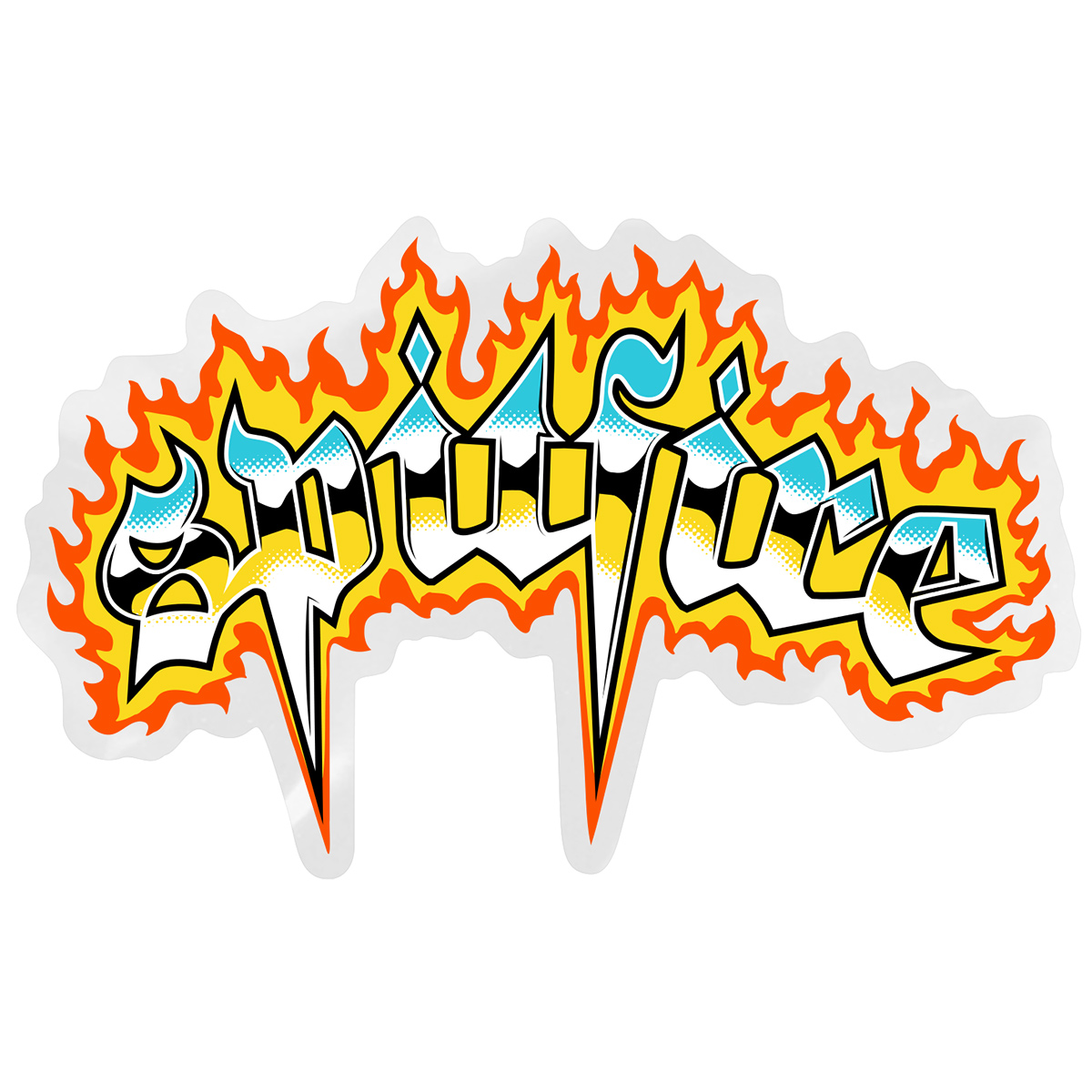 Spitfire Venom Chrome Large Sticker
