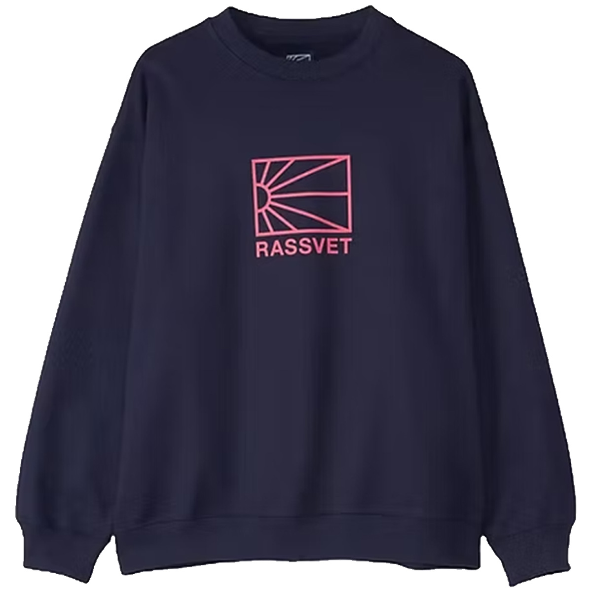 Rassvet Logo Crewneck Sweater Navy