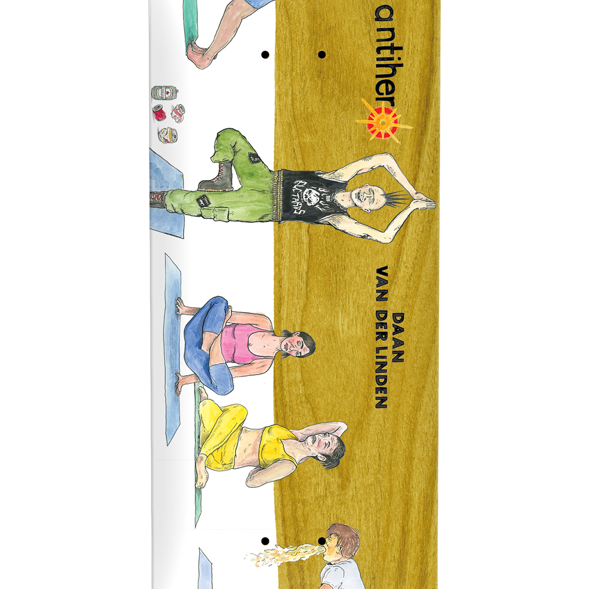 Anti Hero Daan I Farted In Yoga Class Skateboard Deck 8.38