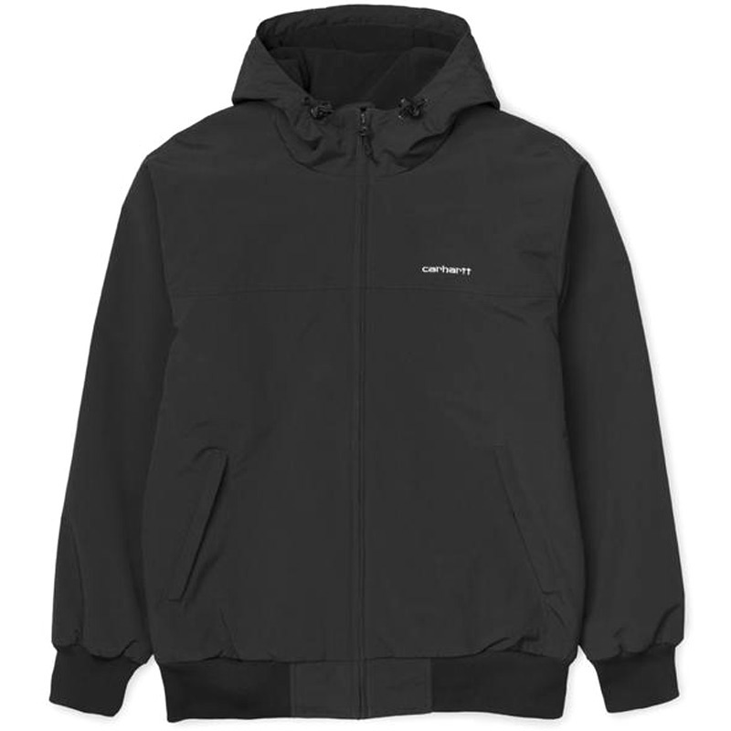 Carhartt WIP Hooded Sail Jacket Black/White Carhartt WIP Hooded Sail Jacket Black/White