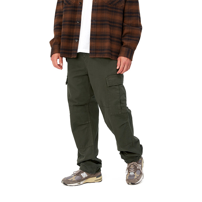 Carhartt WIP Regular Cargo Pant Plant Garment Dyed Carhartt WIP Regular Cargo Pant Plant Garment Dyed