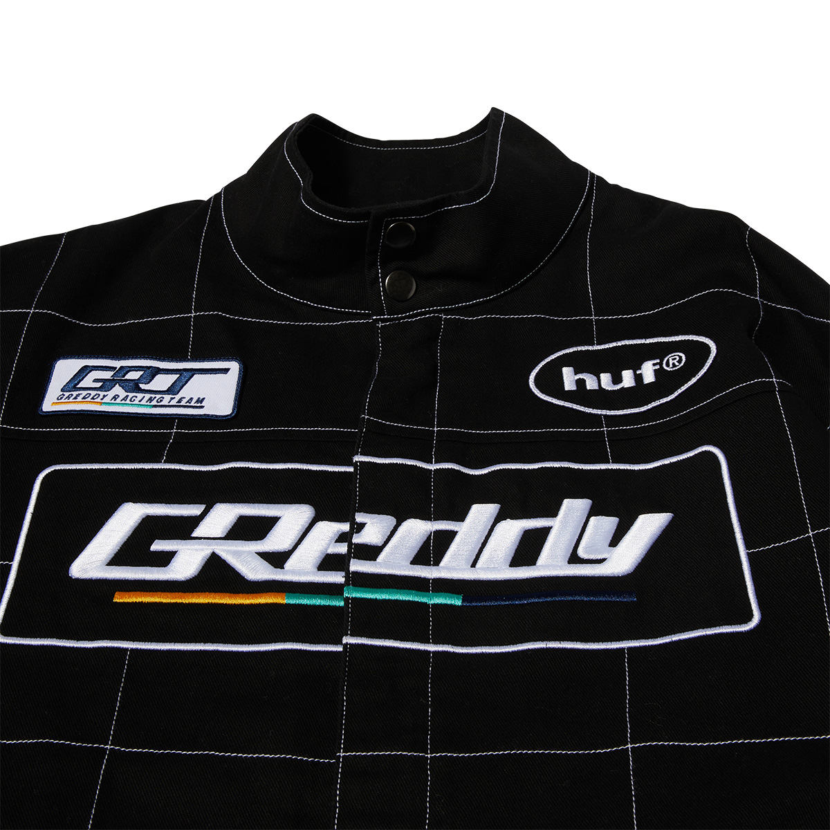 HUF X Greddy Racing Team Jacket Black HUF X Greddy Racing Team Jacket Black