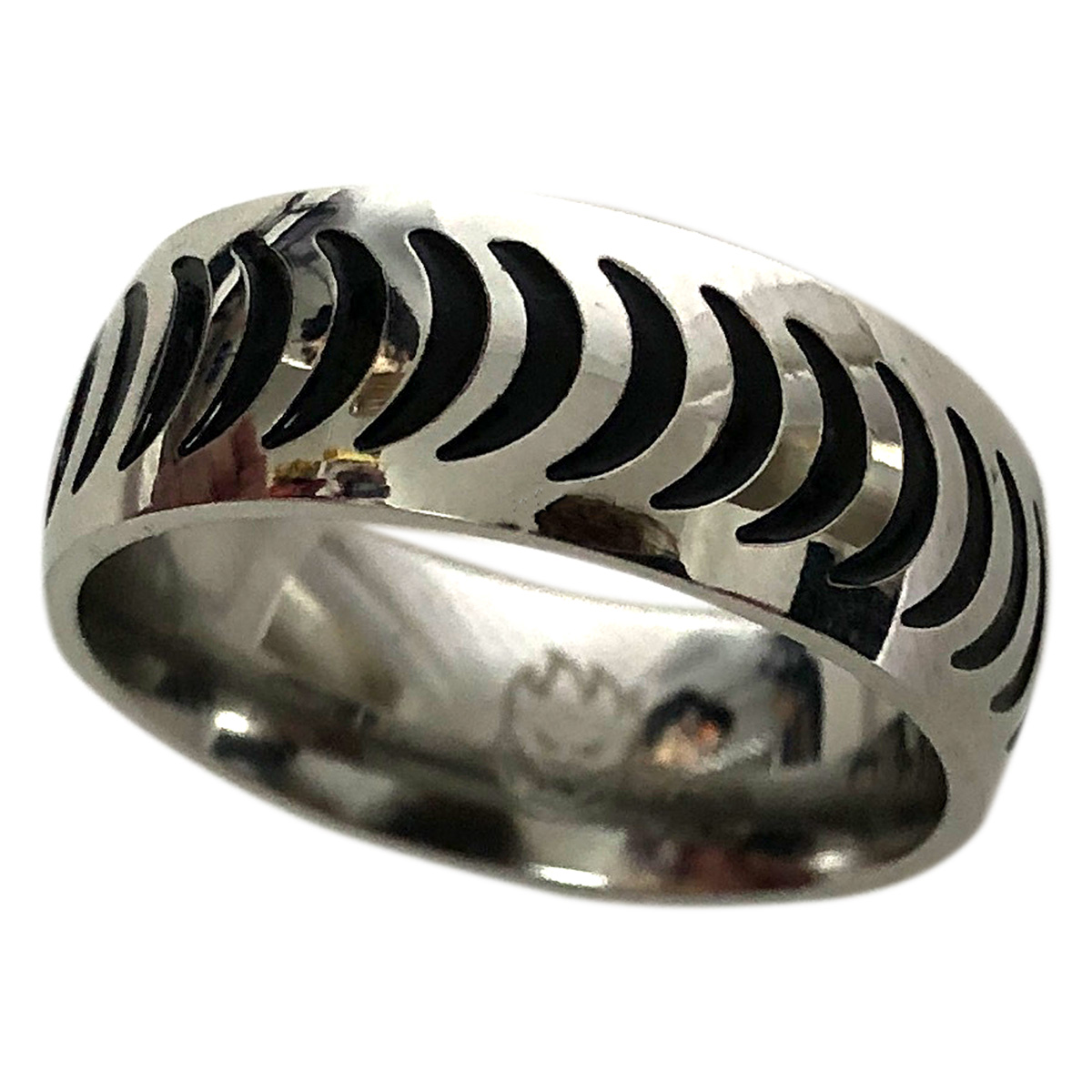 Spitfire Crescent Ring Stainless Steel Spitfire Crescent Ring Stainless Steel