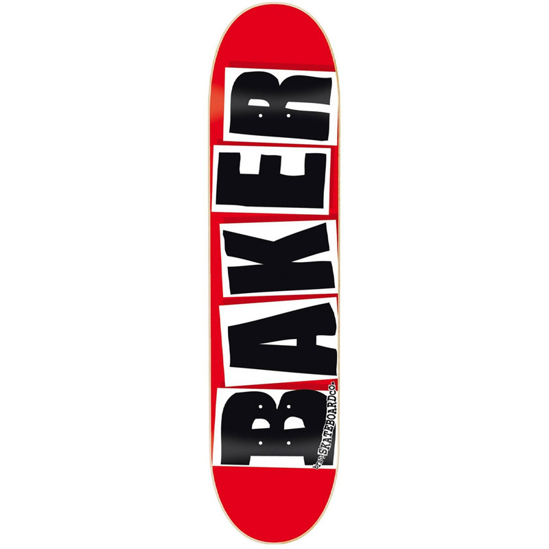 Baker Brand Logo Black Skateboard Deck 8.3875