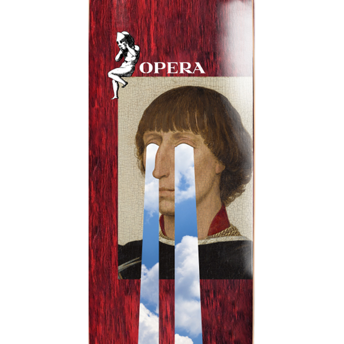 Opera Drama Skateboard Deck Red 8.375